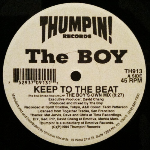 the boy keep to the beat