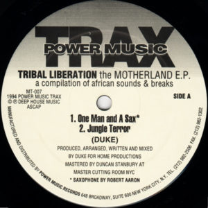 tribal liberation motherland pitch drums power music trax single buy records